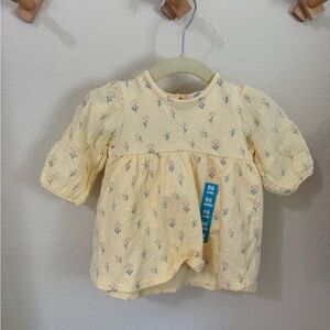 Zara Yellow Floral Kids Dress